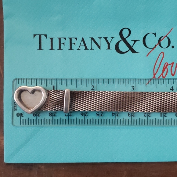 Tiffany Mesh Heart Buckle Bracelet - Picture 7 of 15